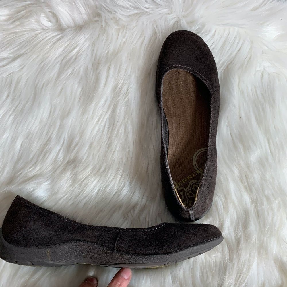 Merrell Avesso Brown Suede Ballet Flats Sz‎ 8